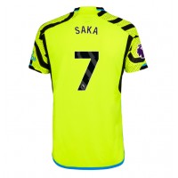 Camisa de time de futebol Arsenal Bukayo Saka #7 Replicas 2º Equipamento 2023-24 Manga Curta